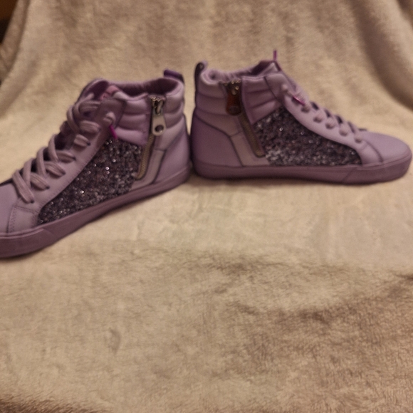 Vintage Havana Alexis Hightop Sneakers In Purple Size 7.5 Womens - Picture 5 of 8